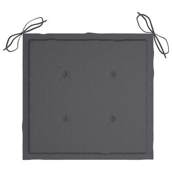Tuinstoelen 6 st inklapbaar met kussens massief acaciahout