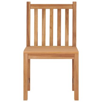 Tuinstoelen 6 st met kussens massief teakhout