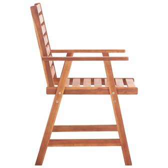 Tuinstoelen 6 st massief acaciahout