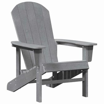 Adirondack-stoel Lichtgrijs 74 x 82 x 92cm HDPE