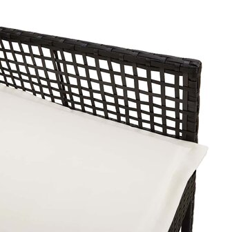 Tuinstoel 2 pcs Zwart 53 x 60 x 85cm poly rattan