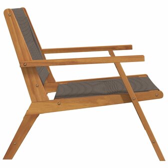 Tuinmeubelen 2 pcs Grijs 78 x 67 x 73cm Massief acaciahout