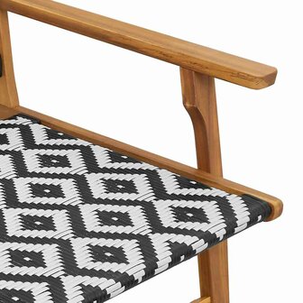 Tuinmeubelen 2 pcs Wit 67 x 78 x 73cm Massief acaciahout