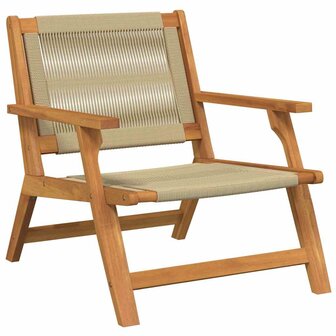 Tuinstoelen met Tafel 3 pcs Beige 45 x 45 x 40 cm
