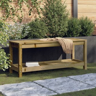 Tuinbank 108x35x45 cm ge&iuml;mpregneerd grenenhout