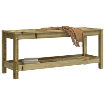 Tuinbank 108x35x45 cm ge&iuml;mpregneerd grenenhout
