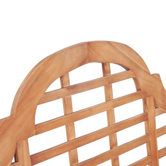 Tuinbank 127x58,5x92,5 cm massief teakhout