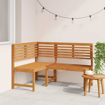 Tuinhoekbank 140 cm massief acaciahout