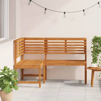 Tuinhoekbank 140 cm massief acaciahout