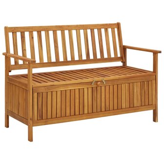 Tuinopbergbank 120 cm massief acaciahout