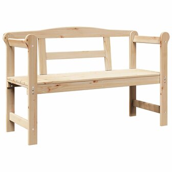 Buitenbank Bruin 119 x 76 x 44cm Stevig vurenhout