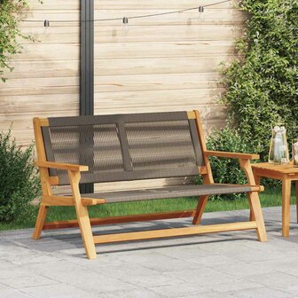 Tuinmeubelen Grijs 78 x 122 x 73cm Massief acaciahout