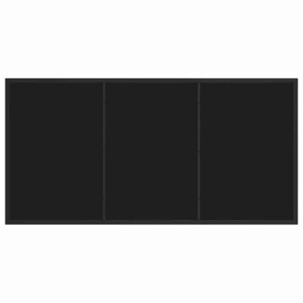 Tuin Eetset 5 pcs Zwart HDPE