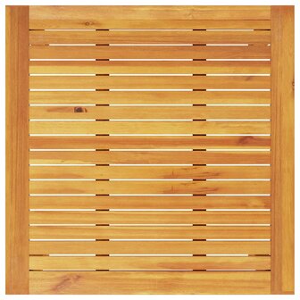 Tuin Eetset 5 pcs Bruin Massief acaciahout