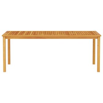 Tuin Eetset 9 pcs Bruin Massief acaciahout
