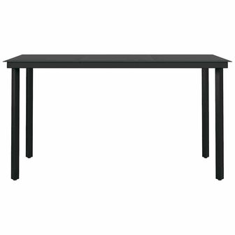 5-delige Tuinset met kussens poly rattan glas bruin