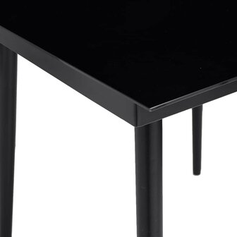 5-delige Tuinset met kussens poly rattan glas grijs