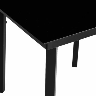 5-delige Tuinset met kussens poly rattan grijs