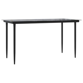 5-delige Tuinset met kussens poly rattan grijs