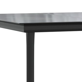 5-delige Tuinset met kussens poly rattan grijs