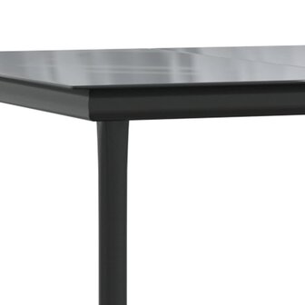 5-delige Tuinset met kussens poly rattan lichtgrijs