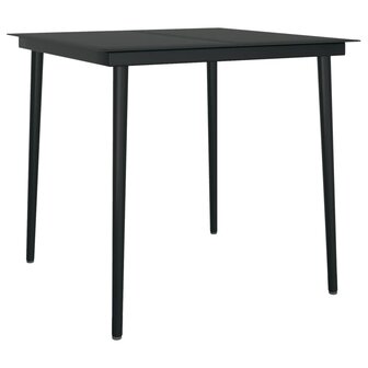 5-delige Tuinset met kussens poly rattan grijs