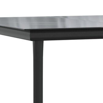 7-delige Tuinset met kussens poly rattan grijs