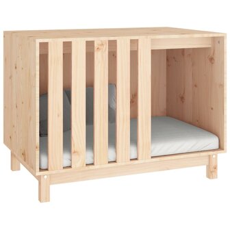 Hondenhok 90x60x67 cm massief grenenhout