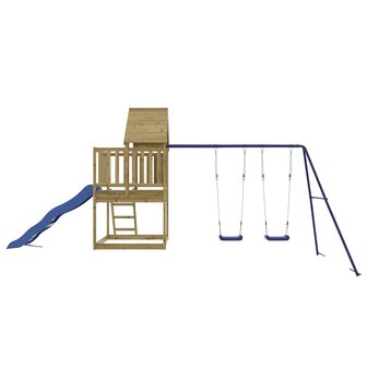 Speelhuis ge&iuml;mpregneerd grenenhout