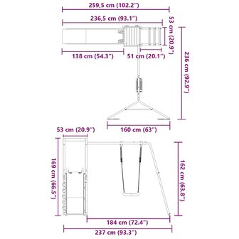 Speelhuis massief douglashout