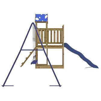 Speelhuis ge&iuml;mpregneerd grenenhout