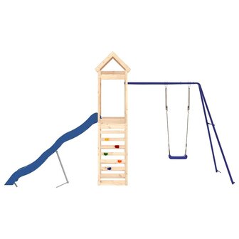 Speelhuis massief grenenhout