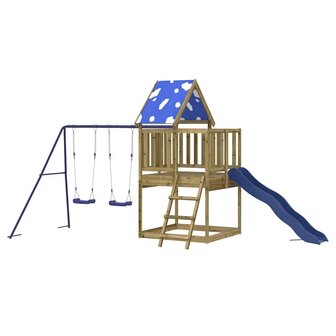 Speelhuis ge&iuml;mpregneerd grenenhout