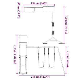 Speelhuis massief douglashout