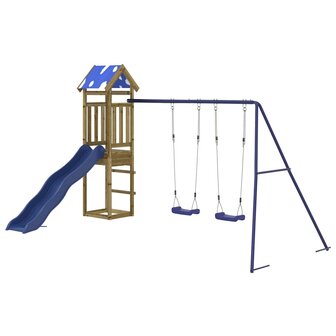 Speelhuis ge&iuml;mpregneerd grenenhout