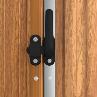 Tuinschuur 161x89x161 cm gegalvaniseerd staal bruin