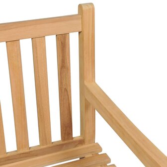 Tuinbank 228 cm massief teakhout