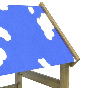 Speeltoren Bruin Massief ge&iuml;mpregneerd hout