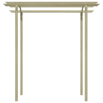 Pergola 180x197x210 cm ge&iuml;mpregneerd grenenhout