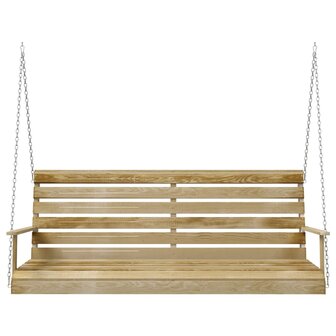 Schommelbank 155x65x60 cm ge&iuml;mpregneerd grenenhout