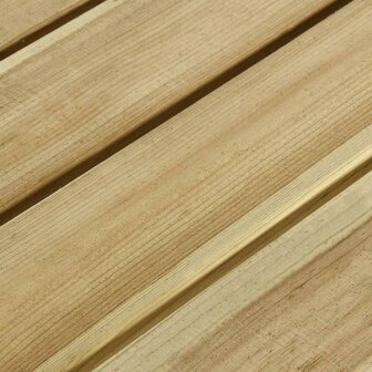 Picknicktafel met banken 220x122x72 cm ge&iuml;mpregneerd grenenhout