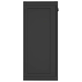 Tuinkast 65x37x85 cm polypropeen zwart