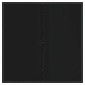 Tuin eettafelset met kussen 3 pcs Zwart poly rattan