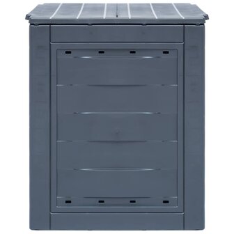 Compostbak 260 L 60x60x73cm grijs