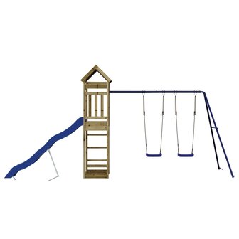 Speelhuis ge&iuml;mpregneerd grenenhout