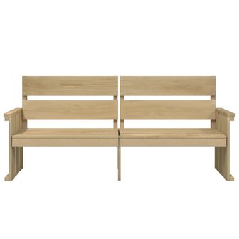 3-delige Tuinset ge&iuml;mpregneerd massief grenenhout