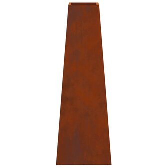 Vuurkorf Bruin 50 x 35 x 100 cm Cortenstaal