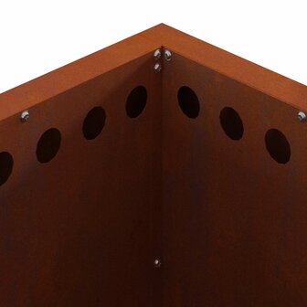 Rookloze Vuurschaal Bruin 48 x 48 x 50 cm Cortenstaal