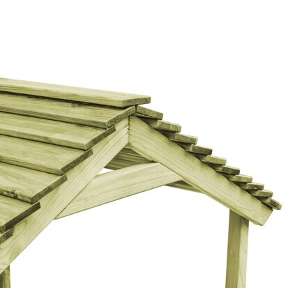Speelhuis met zandbak 128x120x145cm