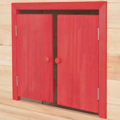 Speelhuis rood 107x128x128cm
